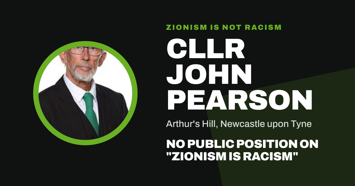 Share image: Cllr John Pearson, Arthur's Hill ward, Newcastle upon Tyne
