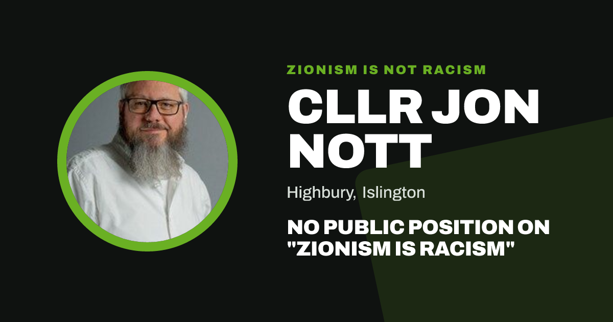 Share image: Cllr Jon Nott, Highbury ward, Islington
