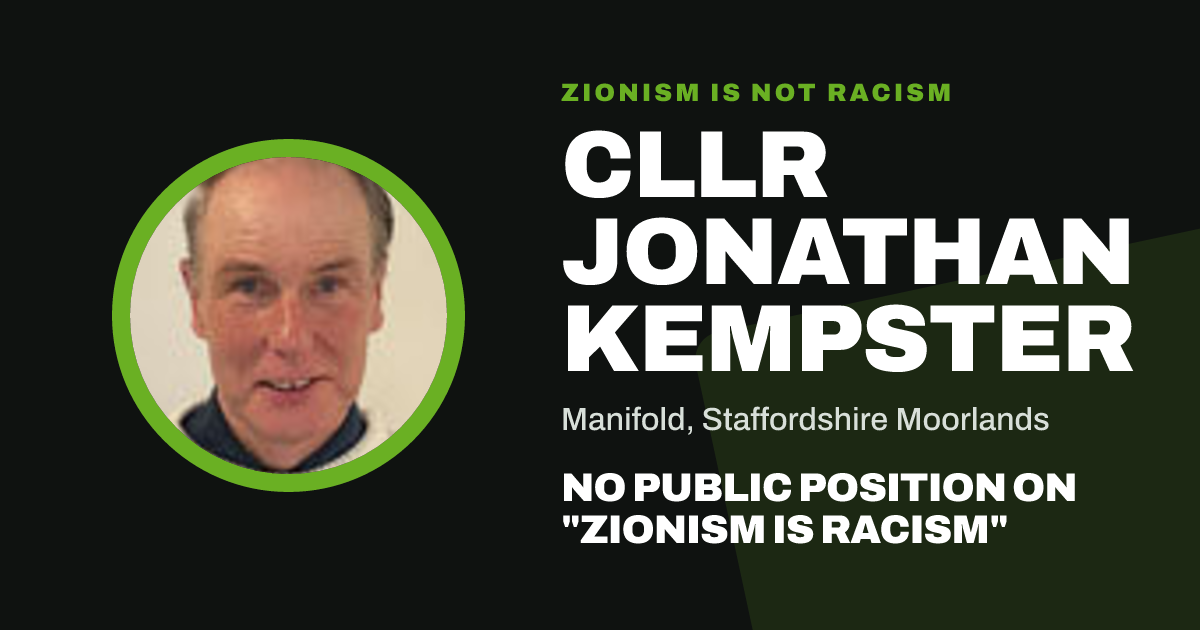 Share image: Cllr Jonathan Kempster, Manifold ward, Staffordshire Moorlands