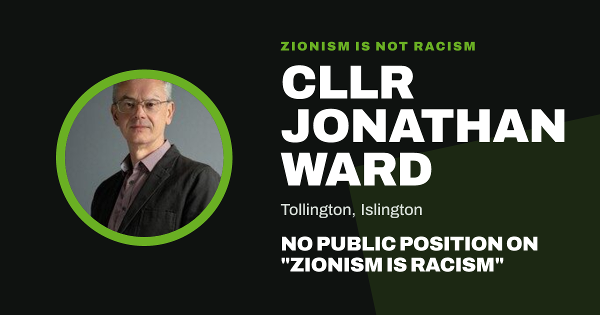Share image: Cllr Jonathan Ward, Tollington ward, Islington