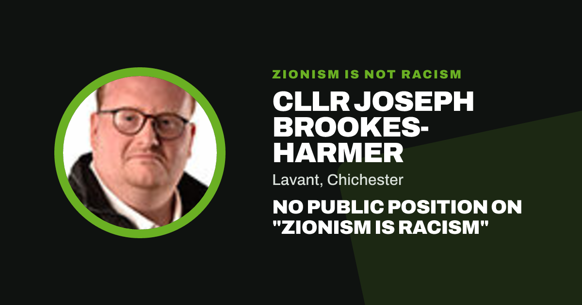 Share image: Cllr Joseph Brookes-Harmer, Lavant ward, Chichester