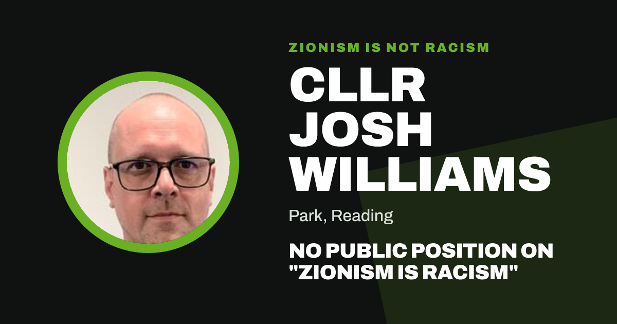 Share image: Cllr Josh Williams, Park ward, Reading