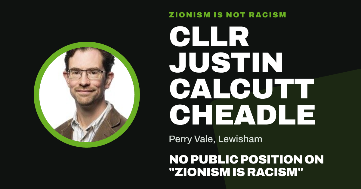 Share image: Cllr Justin Calcutt Cheadle, Perry Vale ward, Lewisham