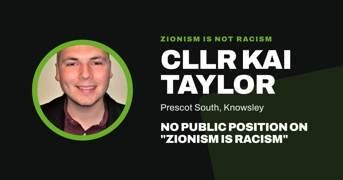 Share image: Cllr Kai Taylor, Prescot South ward, Knowsley
