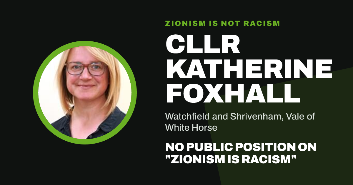 Share image: Cllr Katherine Foxhall, Watchfield and Shrivenham ward, Vale of White Horse