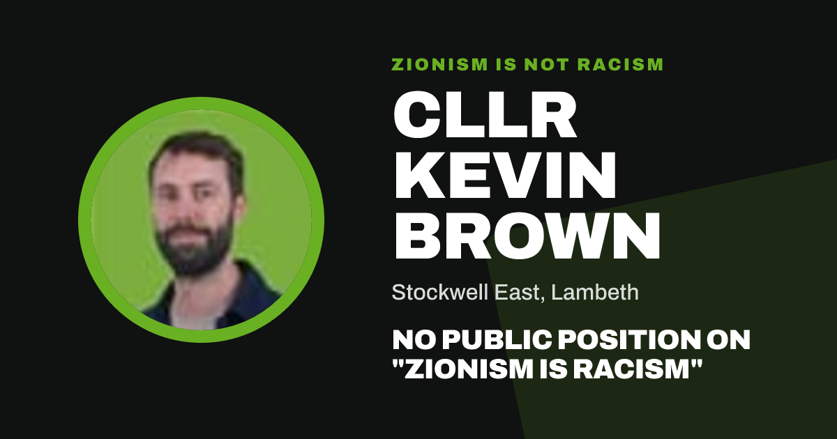 Share image: Cllr Kevin Brown, Stockwell East ward, Lambeth