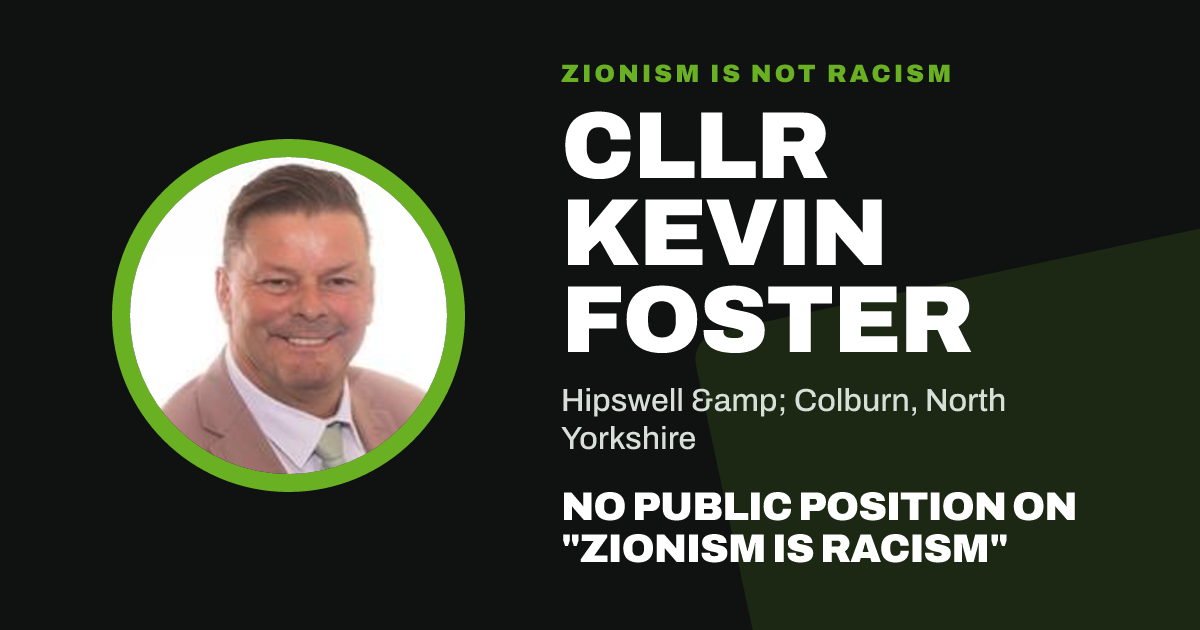 Share image: Cllr Kevin Foster, Hipswell & Colburn ward, North Yorkshire