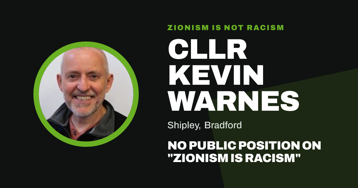 Share image: Cllr Kevin Warnes, Shipley ward, Bradford