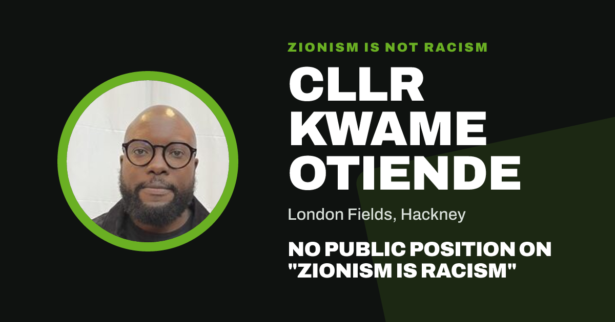 Share image: Cllr Kwame Otiende, London Fields ward, Hackney
