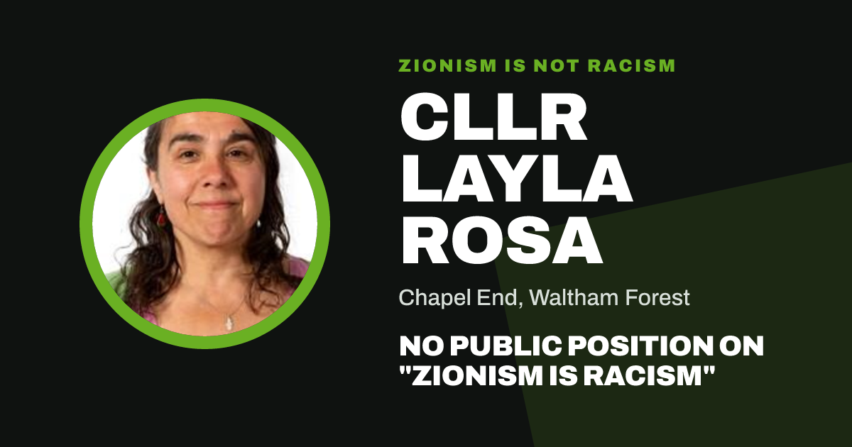 Share image: Cllr Layla Rosa, Chapel End ward, Waltham Forest
