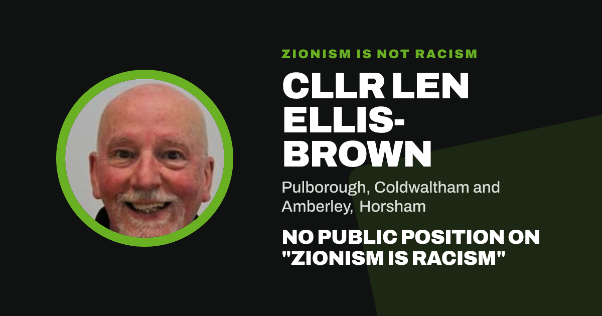 Share image: Cllr Len Ellis-Brown, Pulborough, Coldwaltham and Amberley ward, Horsham