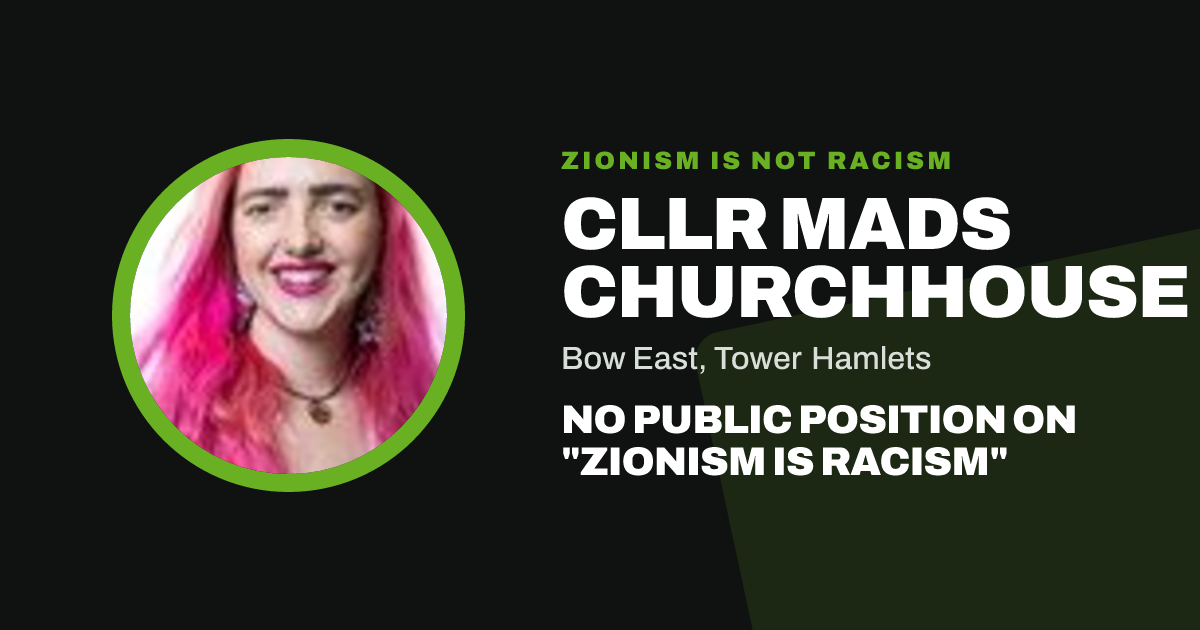 Share image: Cllr Mads Churchhouse, Bow East ward, Tower Hamlets
