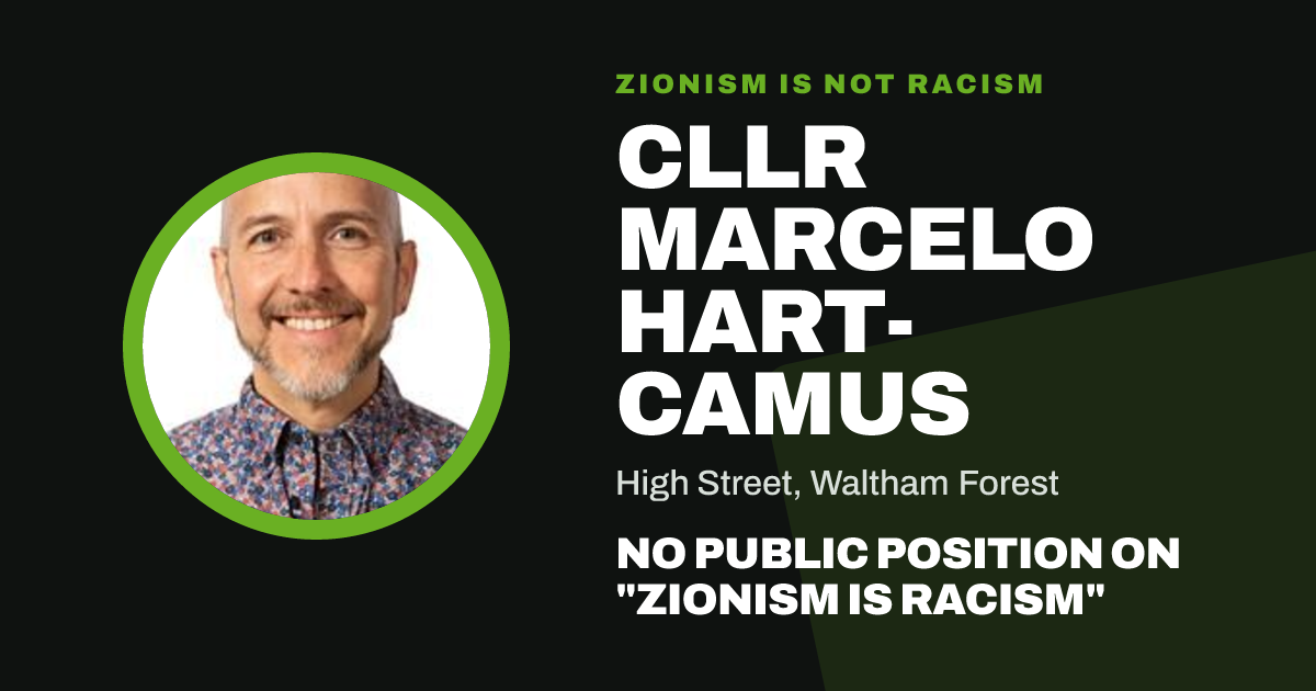 Share image: Cllr Marcelo Hart-Camus, High Street ward, Waltham Forest