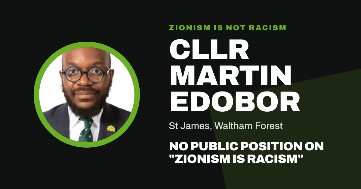 Share image: Cllr Martin Edobor, St James ward, Waltham Forest