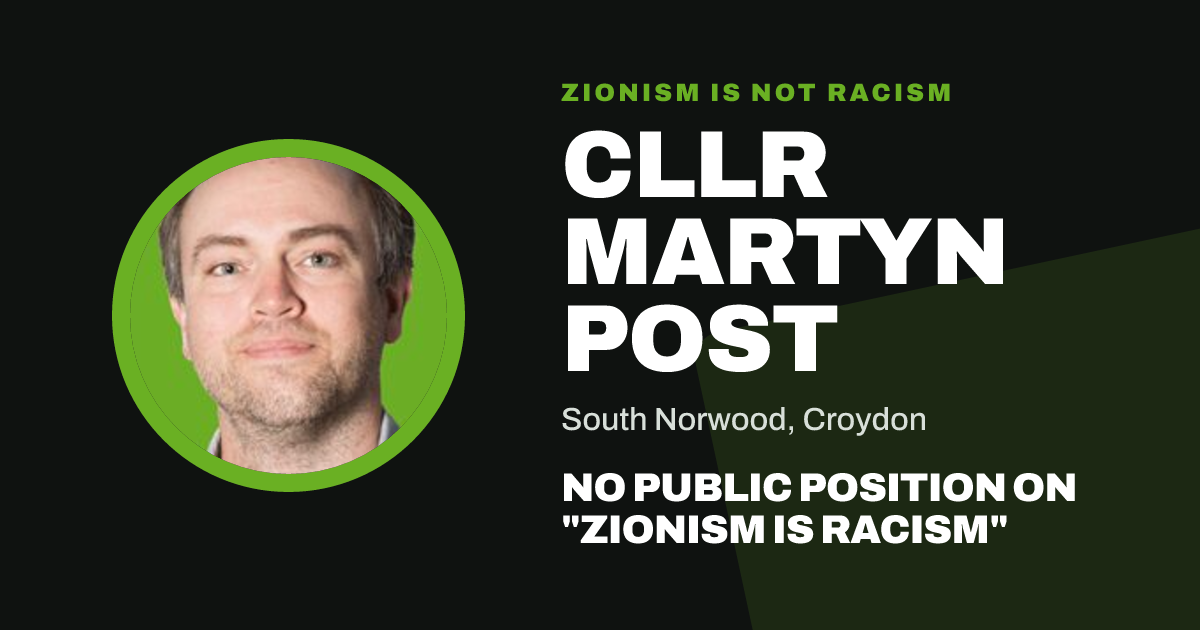 Share image: Cllr Martyn Post, South Norwood ward, Croydon
