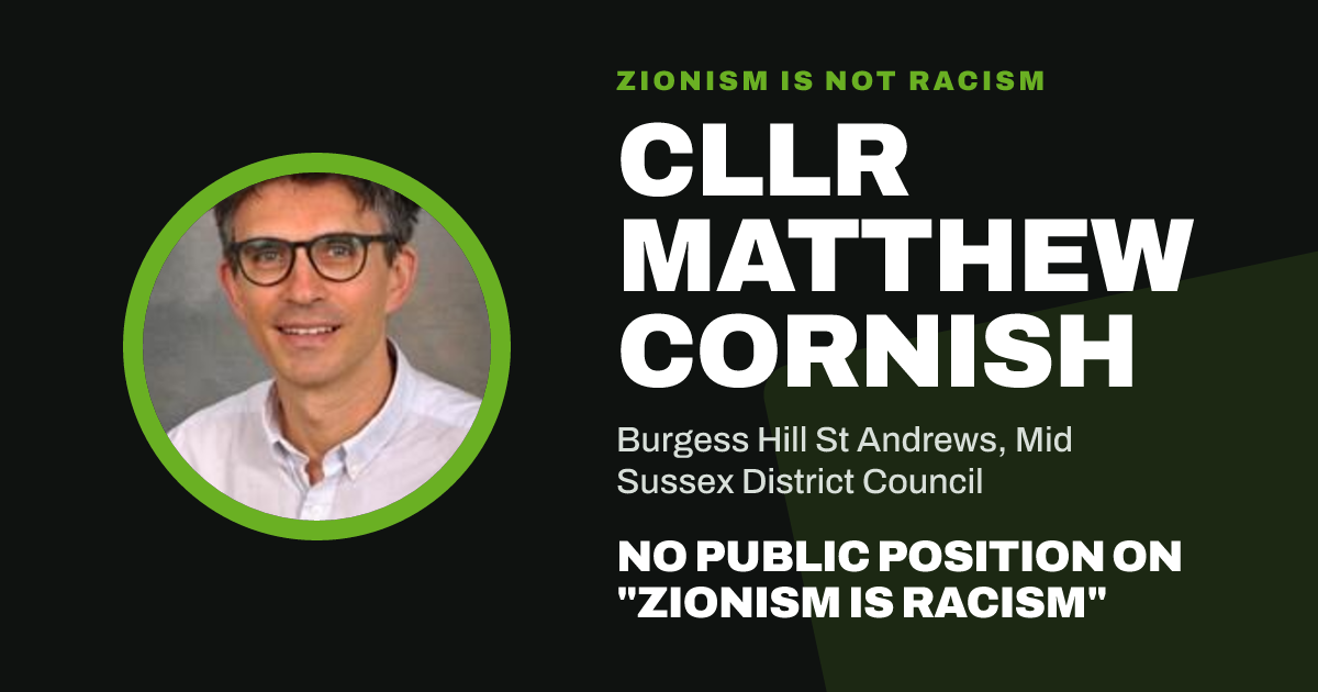 Share image: Cllr Matthew Cornish, Burgess Hill St Andrews ward, Mid Sussex District Council