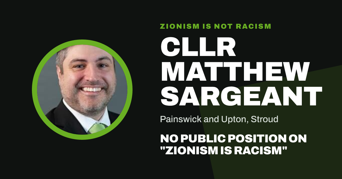 Share image: Cllr Matthew Sargeant, Painswick and Upton ward, Stroud