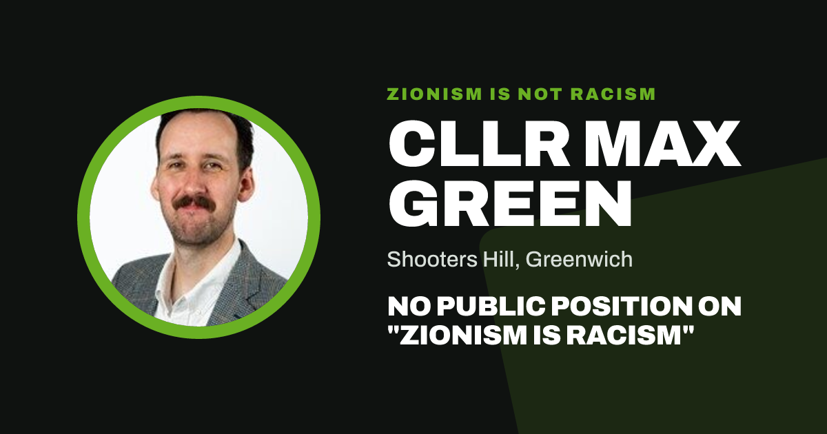 Share image: Cllr Max Green, Shooters Hill ward, Greenwich