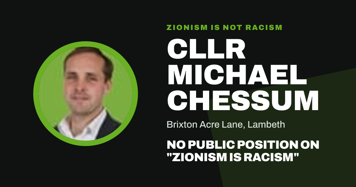 Share image: Cllr Michael Chessum, Brixton Acre Lane ward, Lambeth
