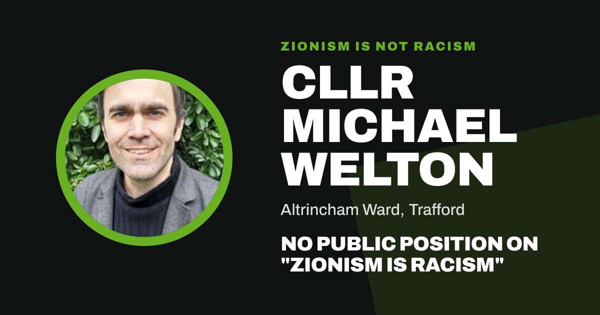Share image: Cllr Michael Welton, Altrincham Ward ward, Trafford