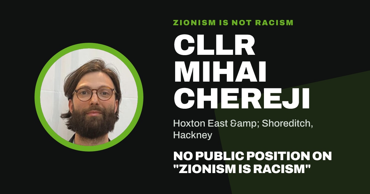 Share image: Cllr Mihai Chereji, Hoxton East & Shoreditch ward, Hackney