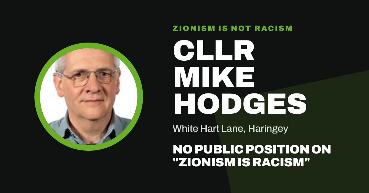 Share image: Cllr Mike Hodges, White Hart Lane ward, Haringey