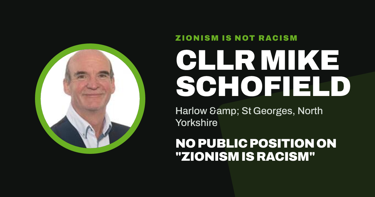 Share image: Cllr Mike Schofield, Harlow & St Georges ward, North Yorkshire