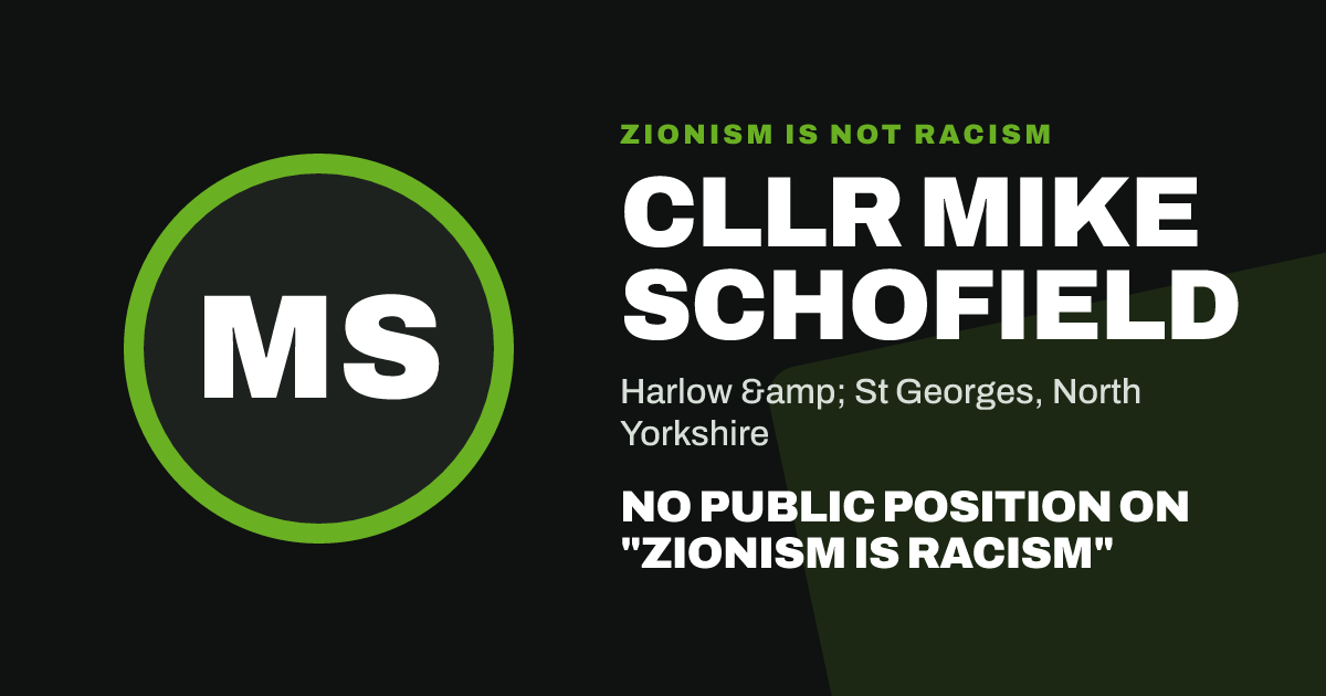Share image: Cllr Mike Schofield, Harlow & St Georges ward, North Yorkshire