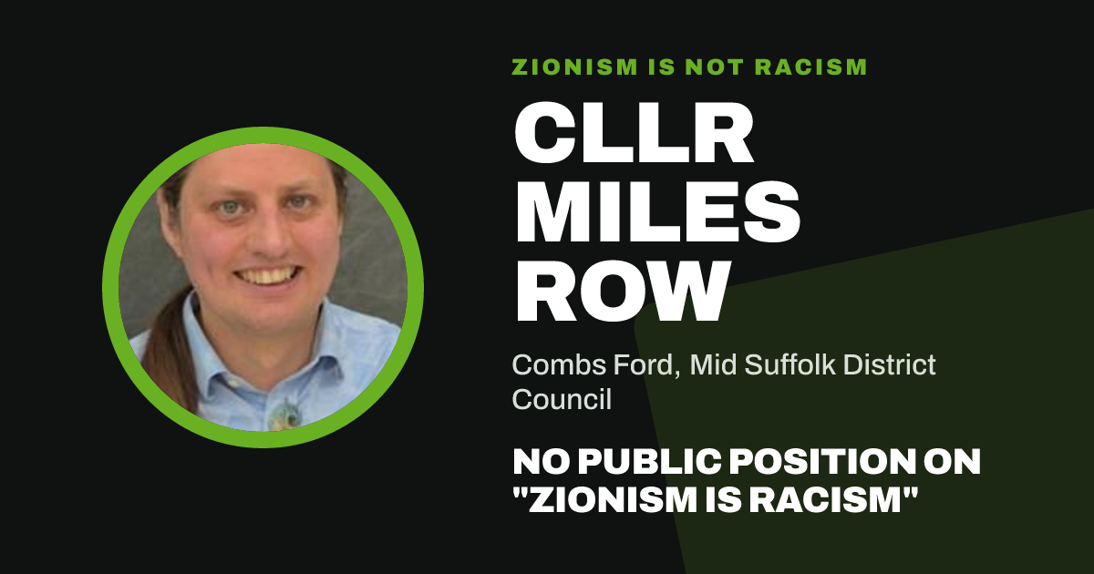 Share image: Cllr Miles Row, Combs Ford ward, Mid Suffolk District Council
