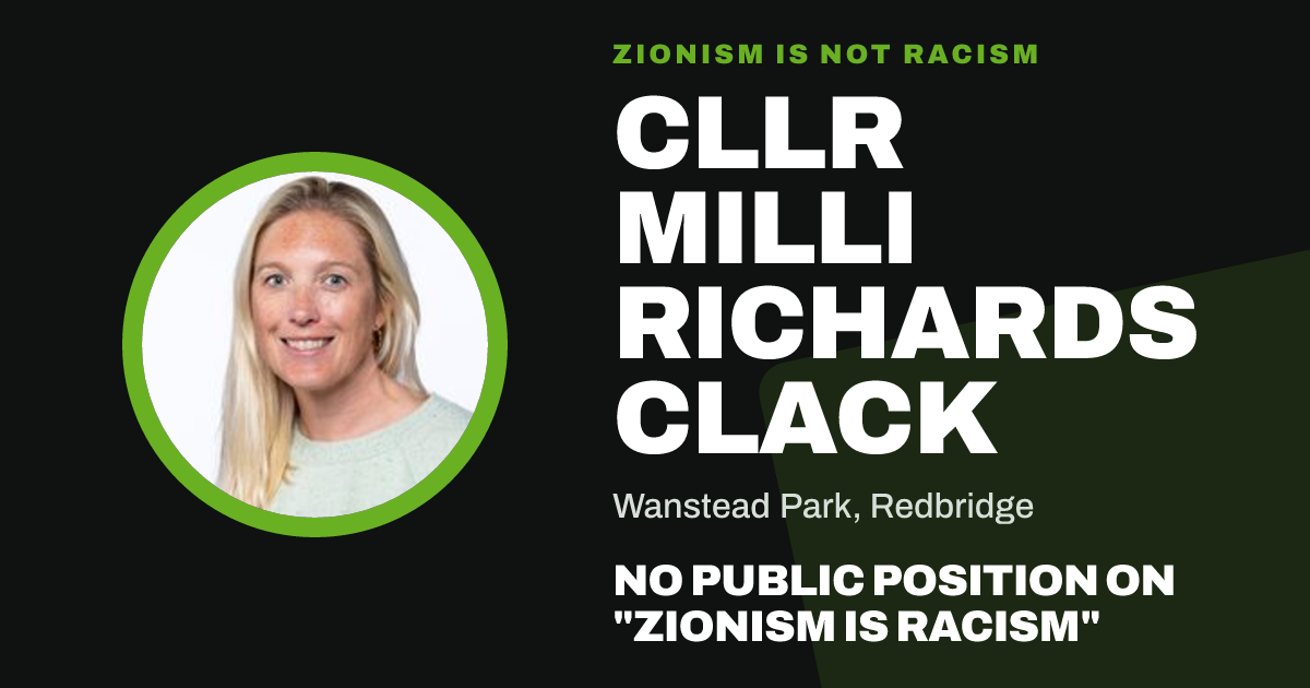 Share image: Cllr Milli Richards Clack, Wanstead Park ward, Redbridge