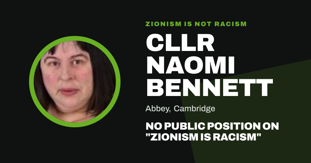 Share image: Cllr Naomi Bennett, Abbey ward, Cambridge