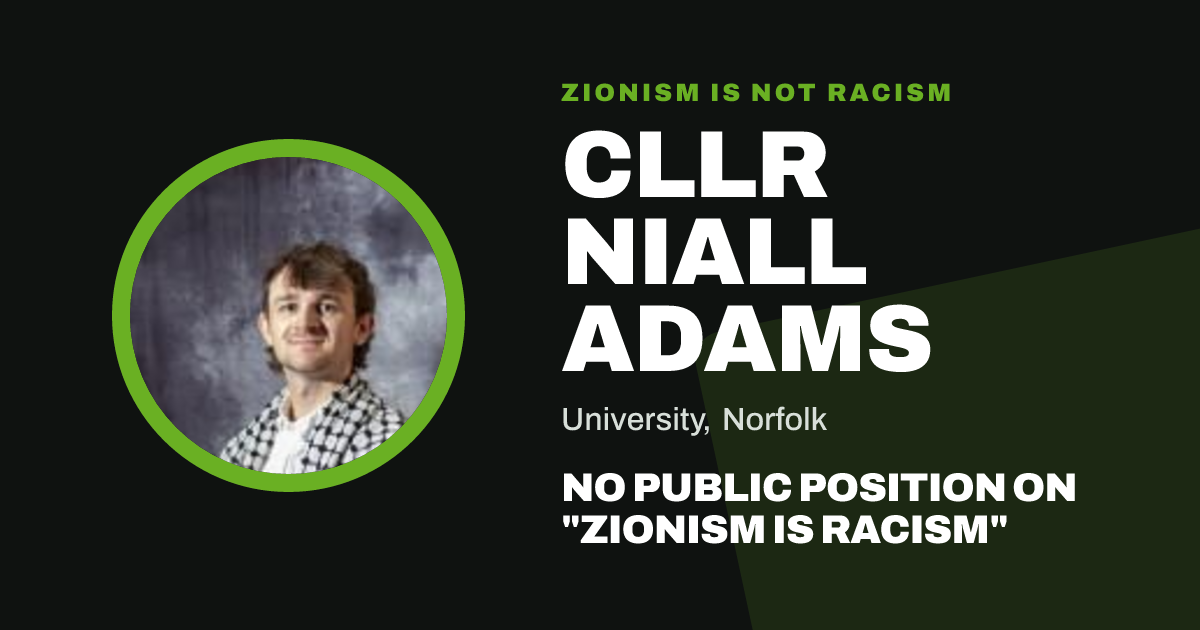 Share image: Cllr Niall Adams, University ward, Norfolk