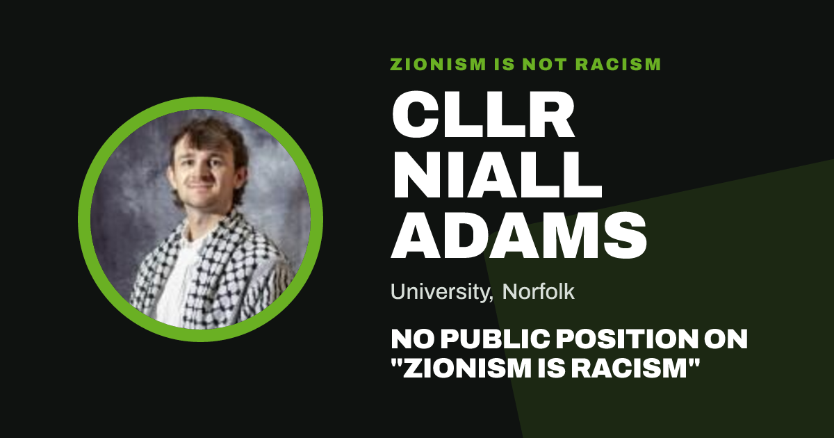Share image: Cllr Niall Adams, University ward, Norfolk
