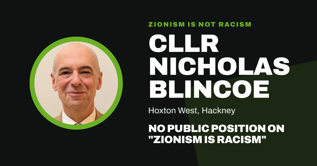 Share image: Cllr Nicholas Blincoe, Hoxton West ward, Hackney