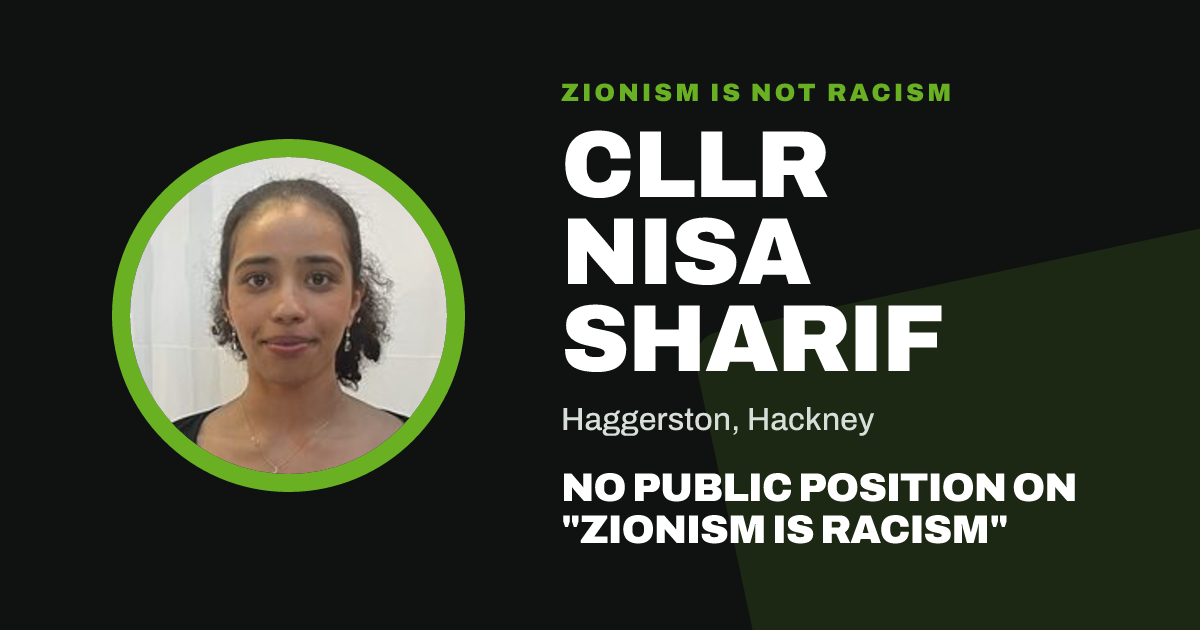 Share image: Cllr Nisa Sharif, Haggerston ward, Hackney