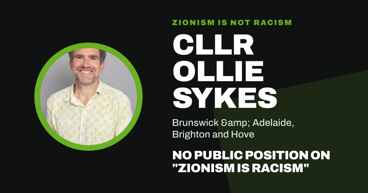 Share image: Cllr Ollie Sykes, Brunswick & Adelaide ward, Brighton and Hove
