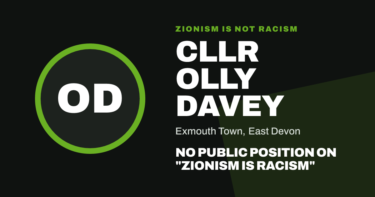 Share image: Cllr Olly Davey, Exmouth Town ward, East Devon