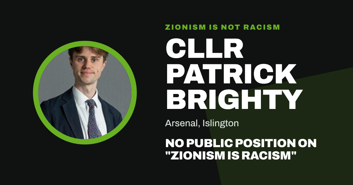 Share image: Cllr Patrick Brighty, Arsenal ward, Islington
