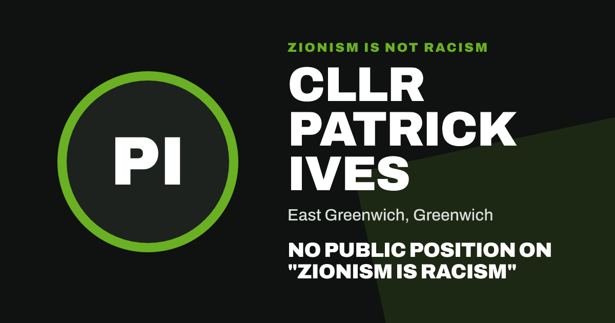 Share image: Cllr Patrick Ives, East Greenwich ward, Greenwich