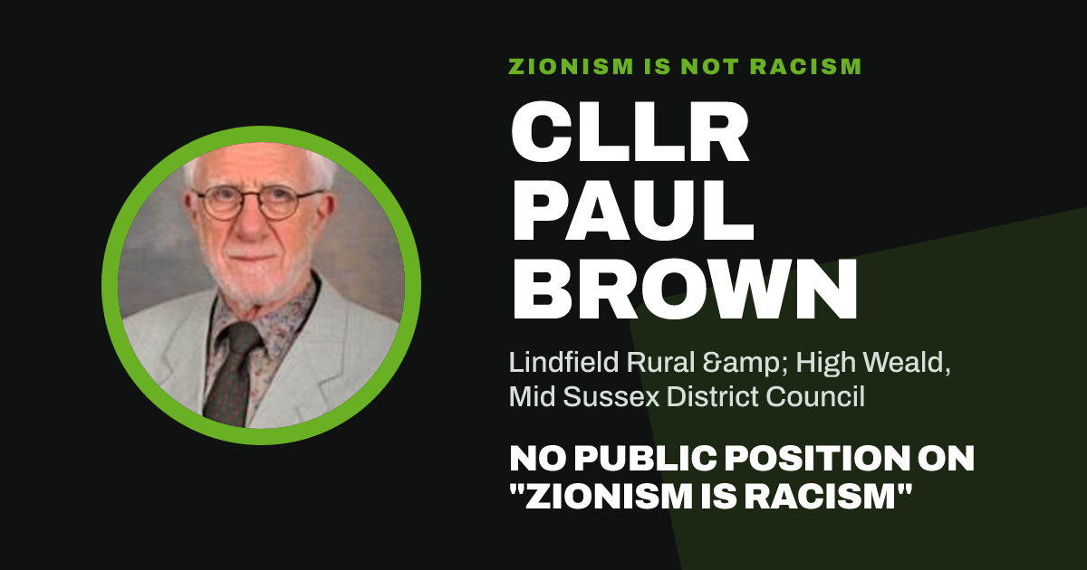 Share image: Cllr Paul Brown, Lindfield Rural & High Weald ward, Mid Sussex District Council