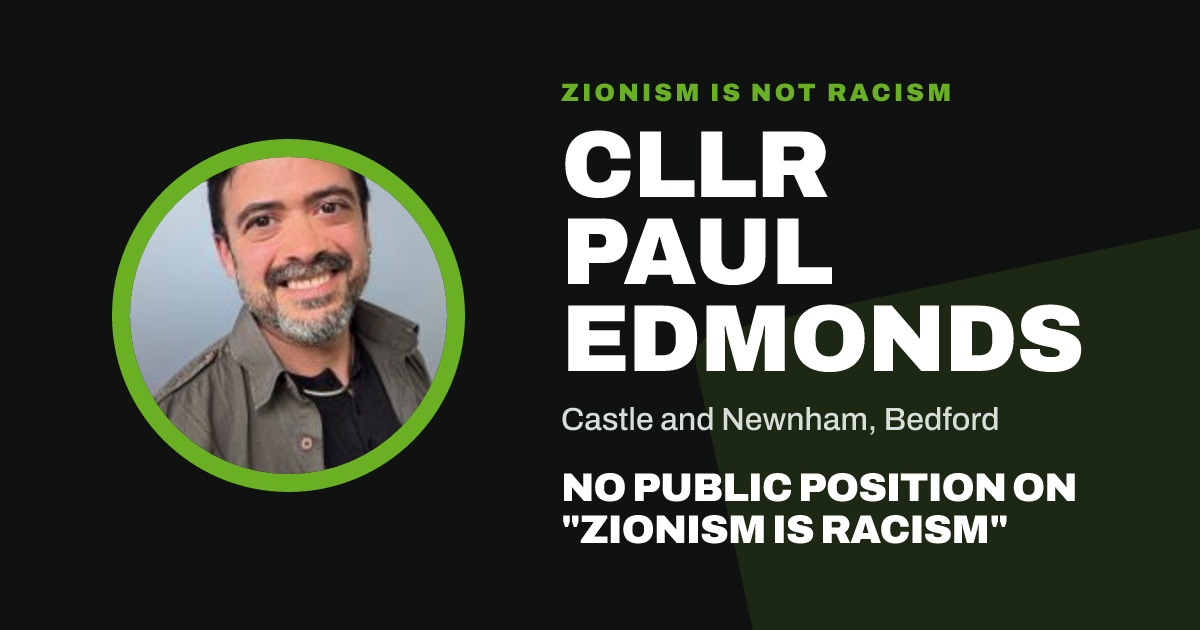 Share image: Cllr Paul Edmonds, Castle and Newnham ward, Bedford