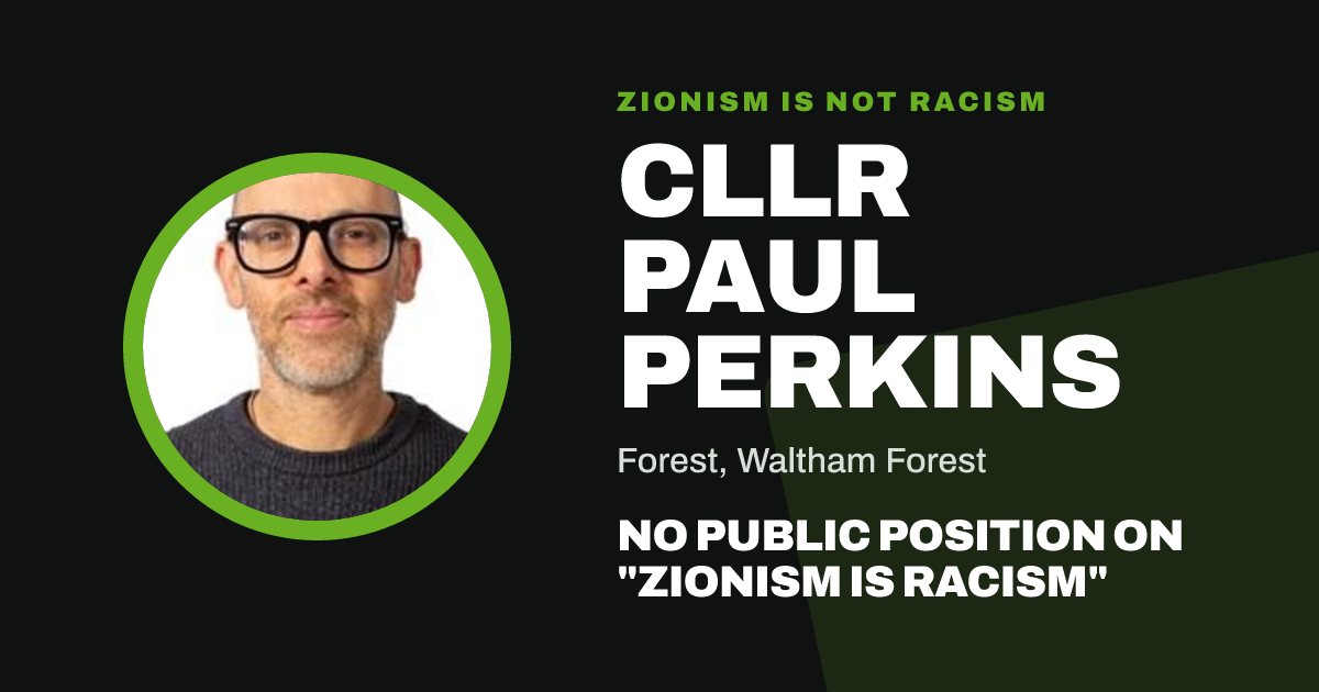 Share image: Cllr Paul Perkins, Forest ward, Waltham Forest