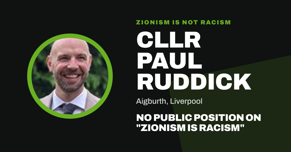 Share image: Cllr Paul Ruddick, Aigburth ward, Liverpool