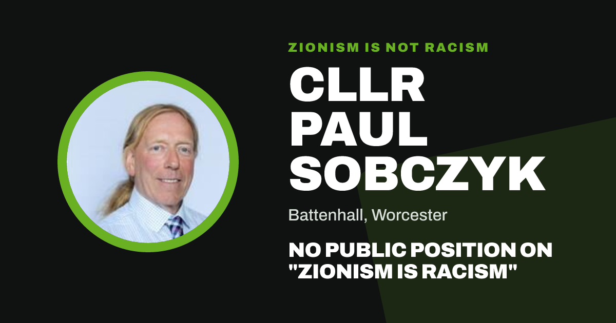 Share image: Cllr Paul Sobczyk, Battenhall ward, Worcester