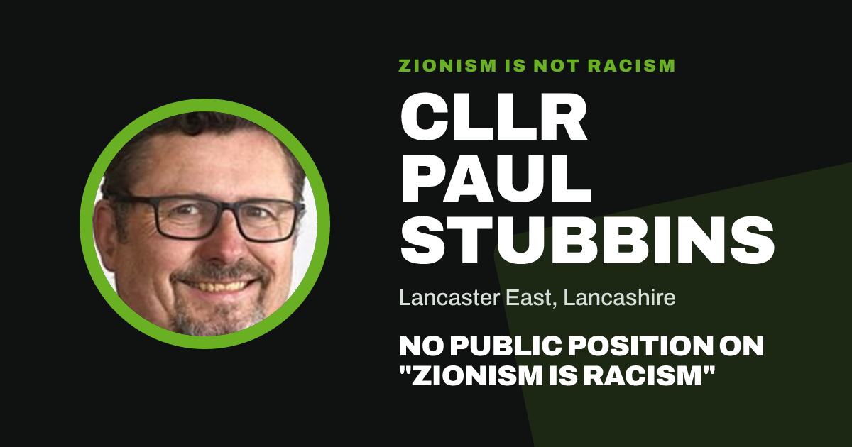 Share image: Cllr Paul Stubbins, Lancaster East ward, Lancashire