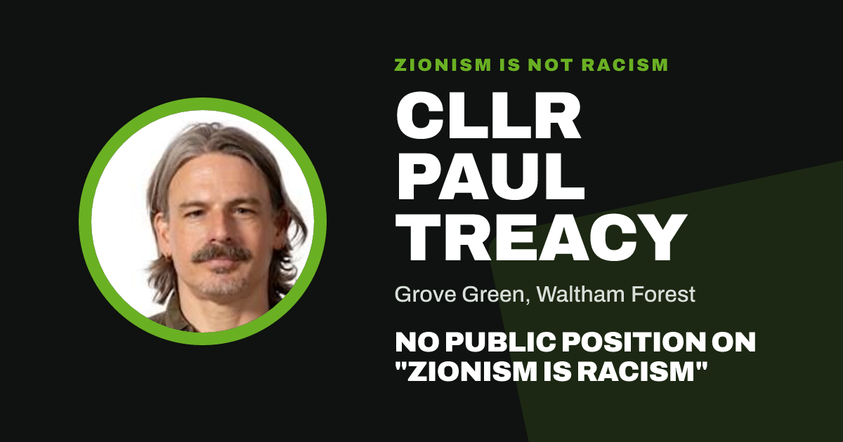 Share image: Cllr Paul Treacy, Grove Green ward, Waltham Forest