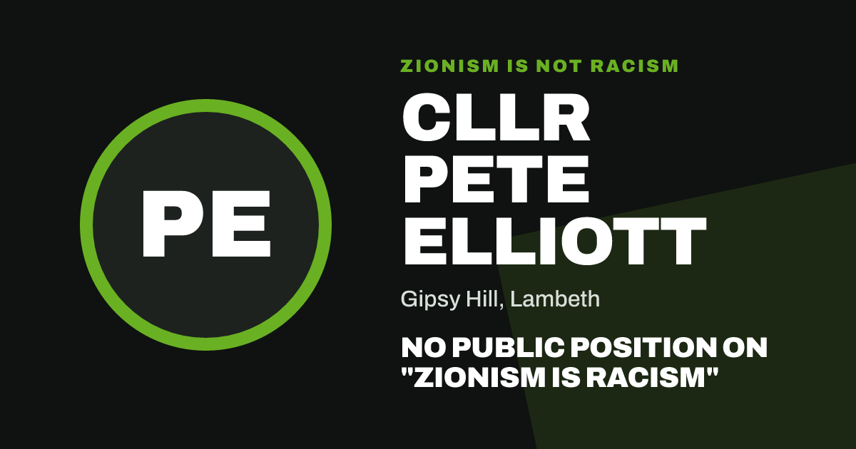 Share image: Cllr Pete Elliott, Gipsy Hill ward, Lambeth