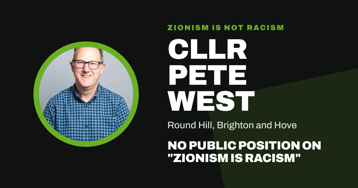 Share image: Cllr Pete West, Round Hill ward, Brighton and Hove