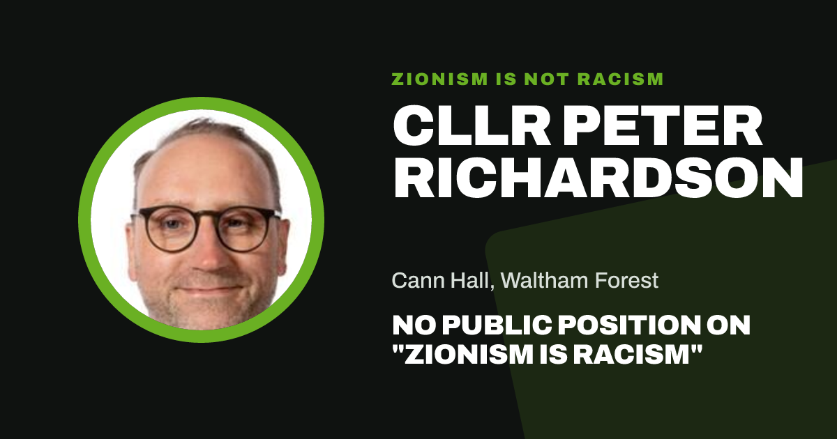Share image: Cllr Peter Richardson, Cann Hall ward, Waltham Forest