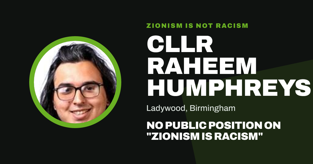Share image: Cllr Raheem Humphreys, Ladywood ward, Birmingham